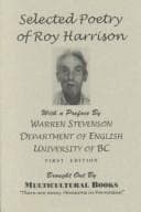 Tapa de Selected Poetry of Roy Harrison