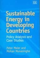 Tapa de Sustainable energy in developing countries