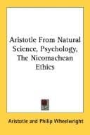 Tapa de Aristotle From Natural Science, Psychology, The Nicomachean Ethics