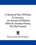 Tapa de A Hundred Years of Music in America