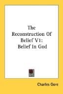Tapa de The Reconstruction Of Belief V1
