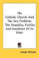 Tapa de The Catholic Church and the Sex Problem