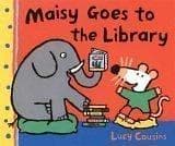 Tapa de Maisy goes to the library