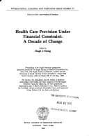 Tapa de Healthcare Provision Under Financial Constraint