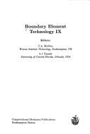 Tapa de Boundary Element Technology IX