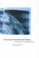 Tapa de Greening environmental policy