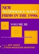 Tapa de New Technology-Based Firms in the 1990s (New Technology-based Firms in the 1990s)