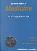 Tapa de Residents manual of medicine