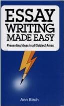 Tapa de Essay writing made easy
