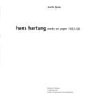 Tapa de Hans Hartung