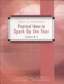 Tapa de Practical ideas to spark up the year, grades K-3