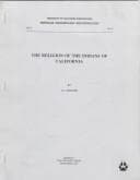 Tapa de The religion of the Indians of California
