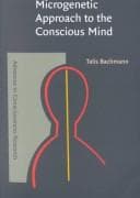 Tapa de Microgenetic approach to the conscious mind
