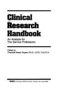 Tapa de Clinical Research Handbook