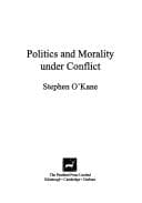 Tapa de Politics and Morality Under Conflict