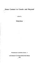 Tapa de From Contact to Creole and Beyond (Westminster Creolistics)