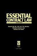 Tapa de Essential contract law