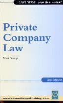 Tapa de Practice Notes on Private Company Law (Practice Notes)