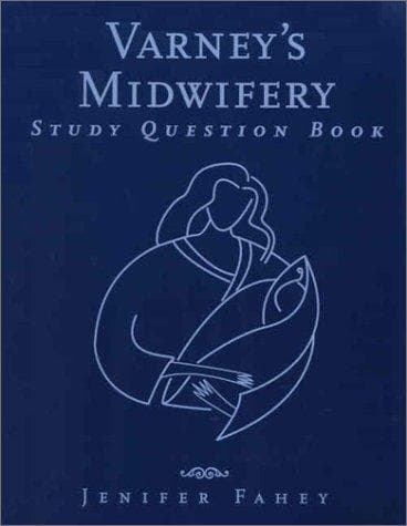 Tapa de Varney's midwifery study question book