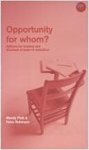 Tapa de Opportunity for Whom?