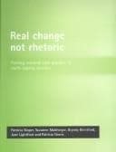 Tapa de Real Change Not Rhetoric