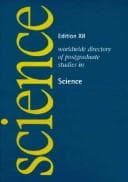 Tapa de Postgraduate Studies in Science (Edition XII Worldwide Directory of Postgraduate Studies)
