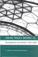 Tapa de Social Policy Review 14