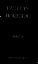 Tapa de Fault in Homicide