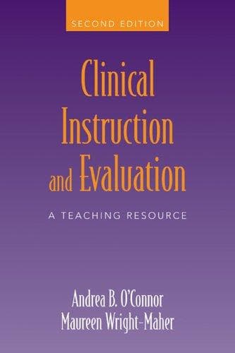 Tapa de Clinical Instruction And Evaluation