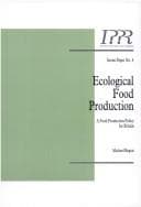 Tapa de Ecological Food Production (Green)