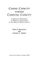 Tapa de Caring Capacity vs. Carrying Capacity