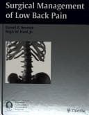 Tapa de Surgical Management of Low Back Pain (Neurosurgical Topics)