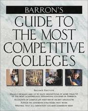 Tapa de Guide to the Most Competitive Colleges