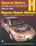 Tapa de General Motors Automotive Repair Manual 1988 Thru 1999