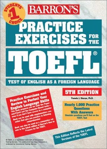 Tapa de Practice Exercises for the TOEFL