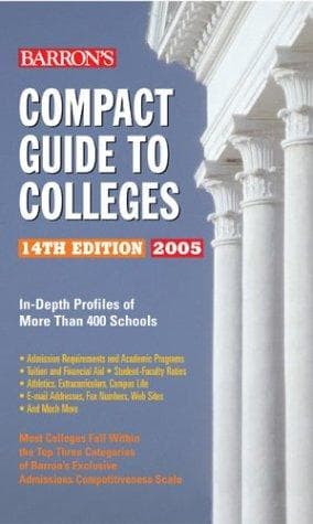 Tapa de Compact Guide to Colleges (Barron's Compact Guide to Colleges)