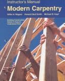 Tapa de Modern Carpentry Instructors Manual