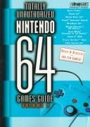 Tapa de Totally Unauthorized Nintendo 64 Games Guide