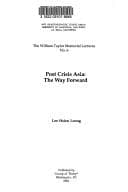 Tapa de Post crisis Asia