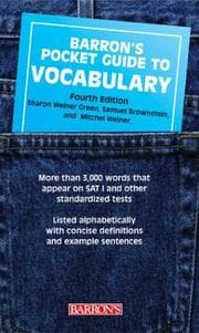 Tapa de A pocket guide to vocabulary