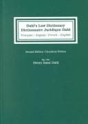 Tapa de Dahl's law dictionary