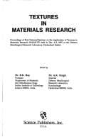 Tapa de Textures in materials research