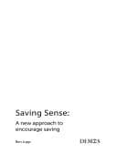 Tapa de Saving Sense (Project Report)