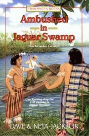 Tapa de Ambushed in Jaguar Swamp: Barbrooke Grubb (Trailblazer Books #30)