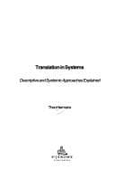 Tapa de Translation in Systems (Translation Theories Explained)