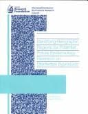 Tapa de Identifying geographic regions for potential future epidemiology research on disinfection byproducts