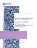 Tapa de Methodologies for the determination of disinfection effectiveness