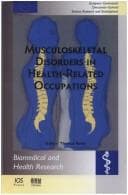 Tapa de Musculoskeletal Disorders in Health-Related Occupations (Biomedical and Health Research, 49)