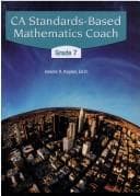 Tapa de CA standards-based mathematics coach