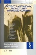 Tapa de Patient's autonomy, privacy, and informed consent